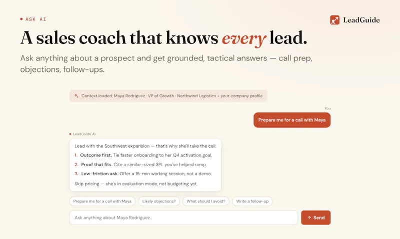 LeadGuide screenshot 5