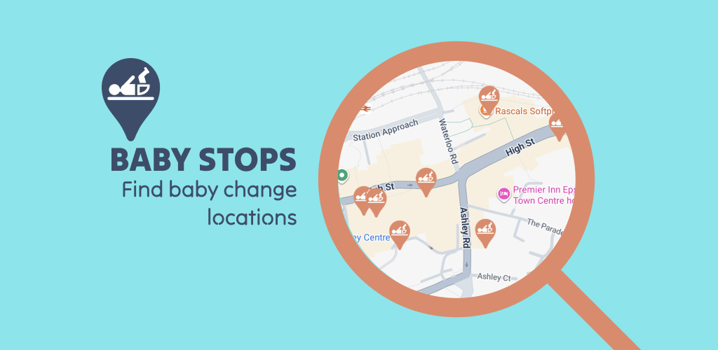 Baby Stops for Android - Main product screenshot demonstrating key features and user interface