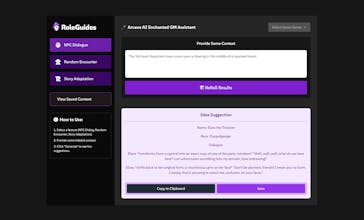 RoleGuides Game Master Assistant Tool gallery image