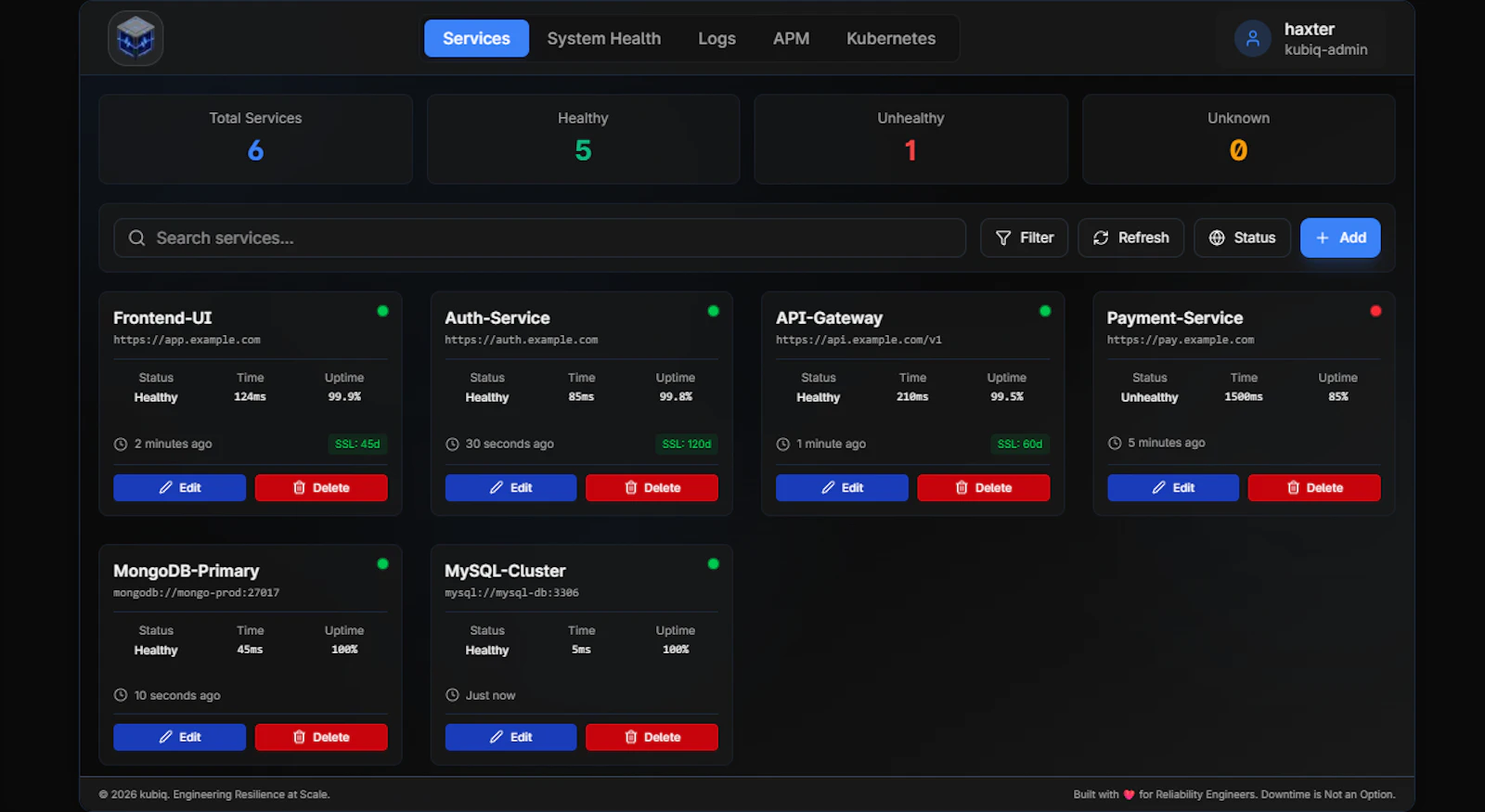 kubiq screenshot 2