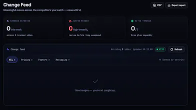 RivalWatch Track of your competitors gallery image
