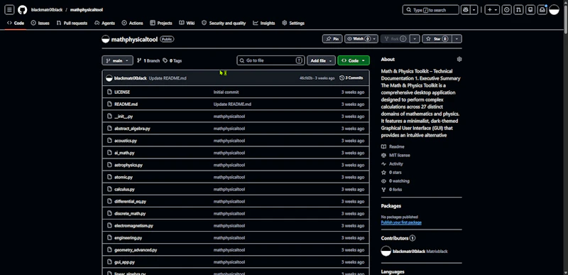 mathphysictool screenshot 1