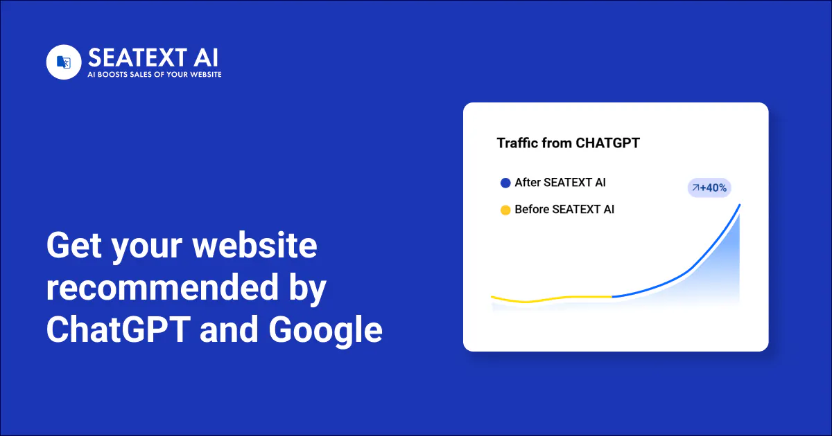 SEATEXT. AI for your website.