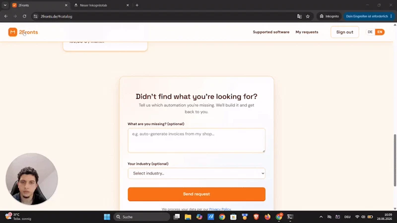 2Fronts screenshot 1 (video preview)