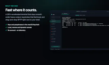 Sshly — SSH, made friendly. gallery image