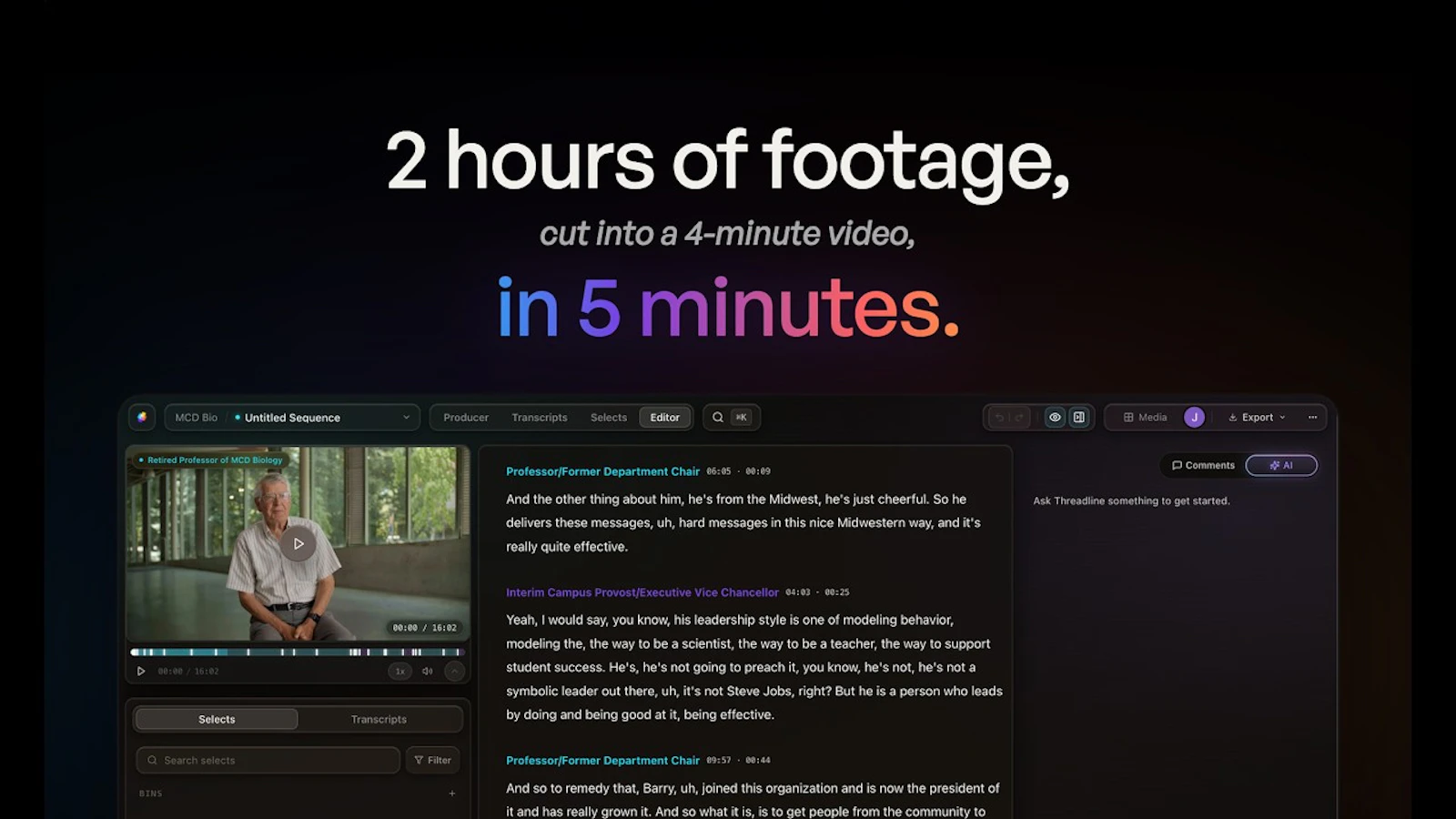 Threadline PRO screenshot 1 (video preview)
