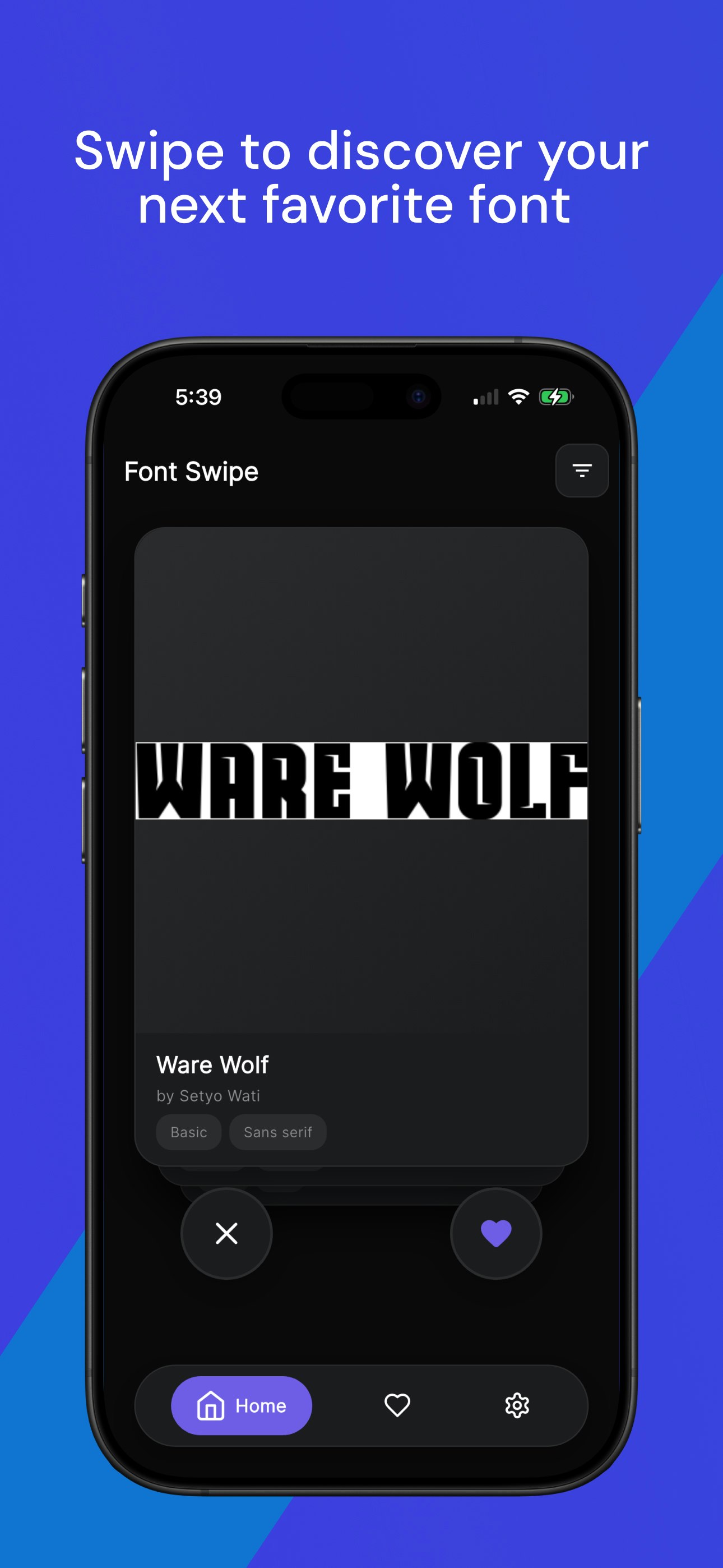 Font Swipe - Discover Fonts gallery image