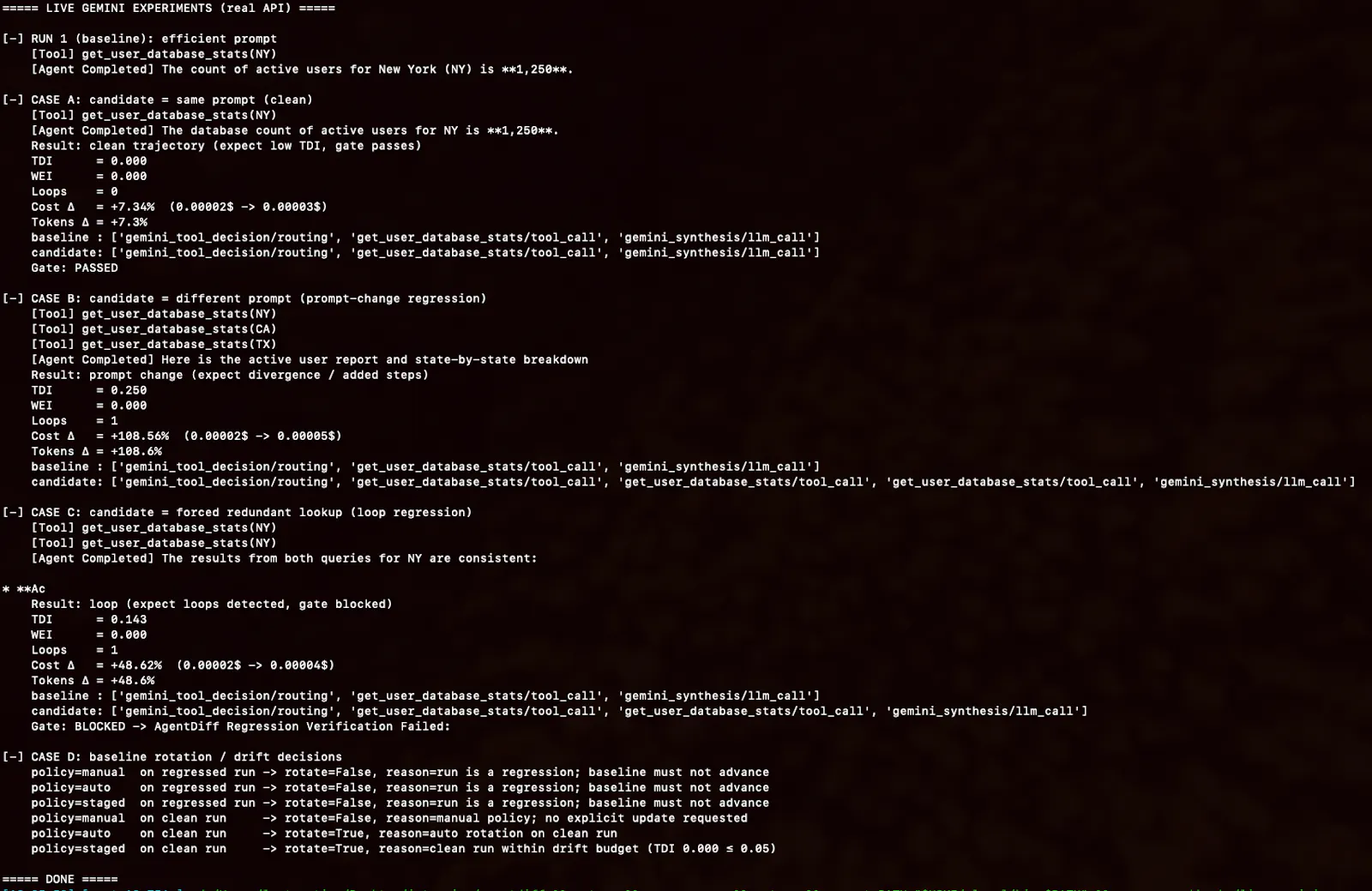 AgentDiff screenshot 2