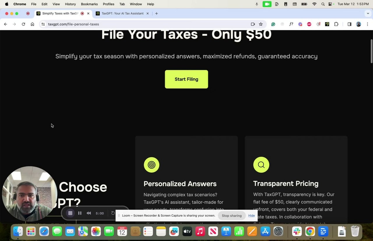 startuptile TaxGPT-Your AI Tax Assistant. File your taxes for only $50.