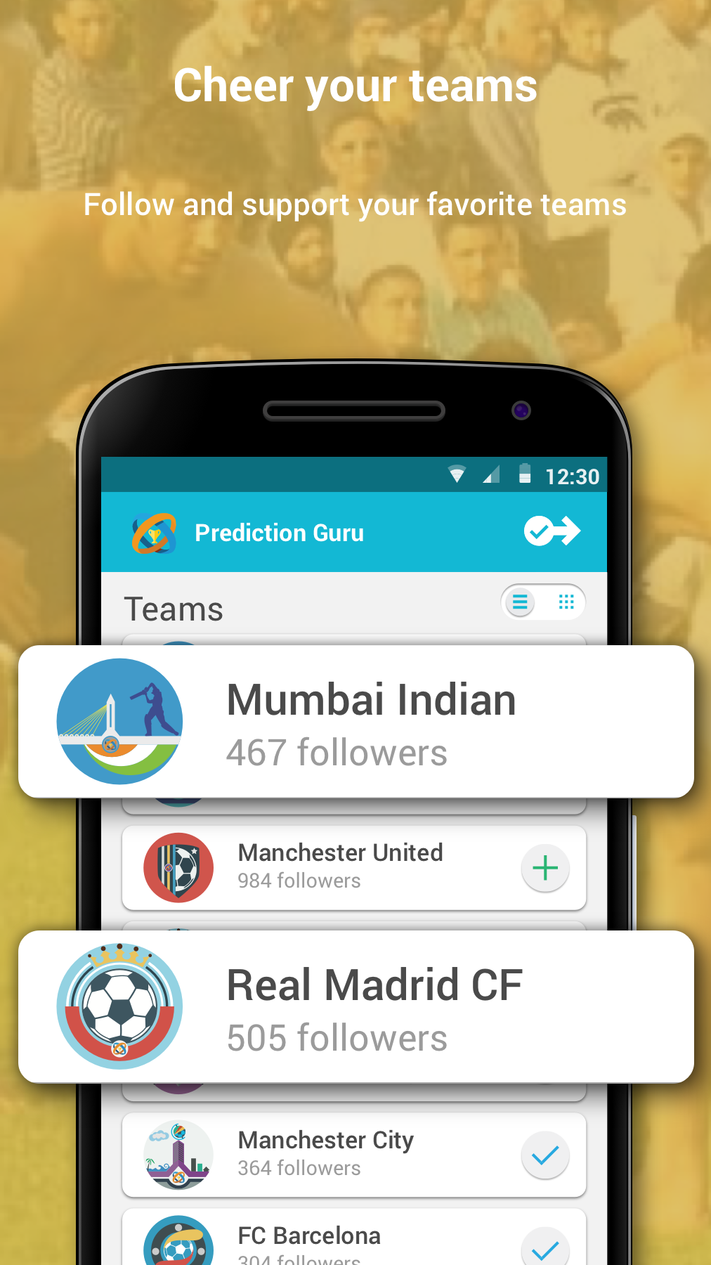 Prediction Guru - A Social Sport Prediction Platform gallery image