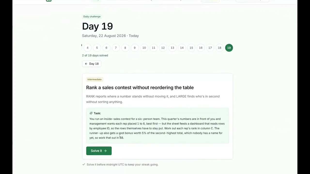 Excel Formula Exercises gallery image