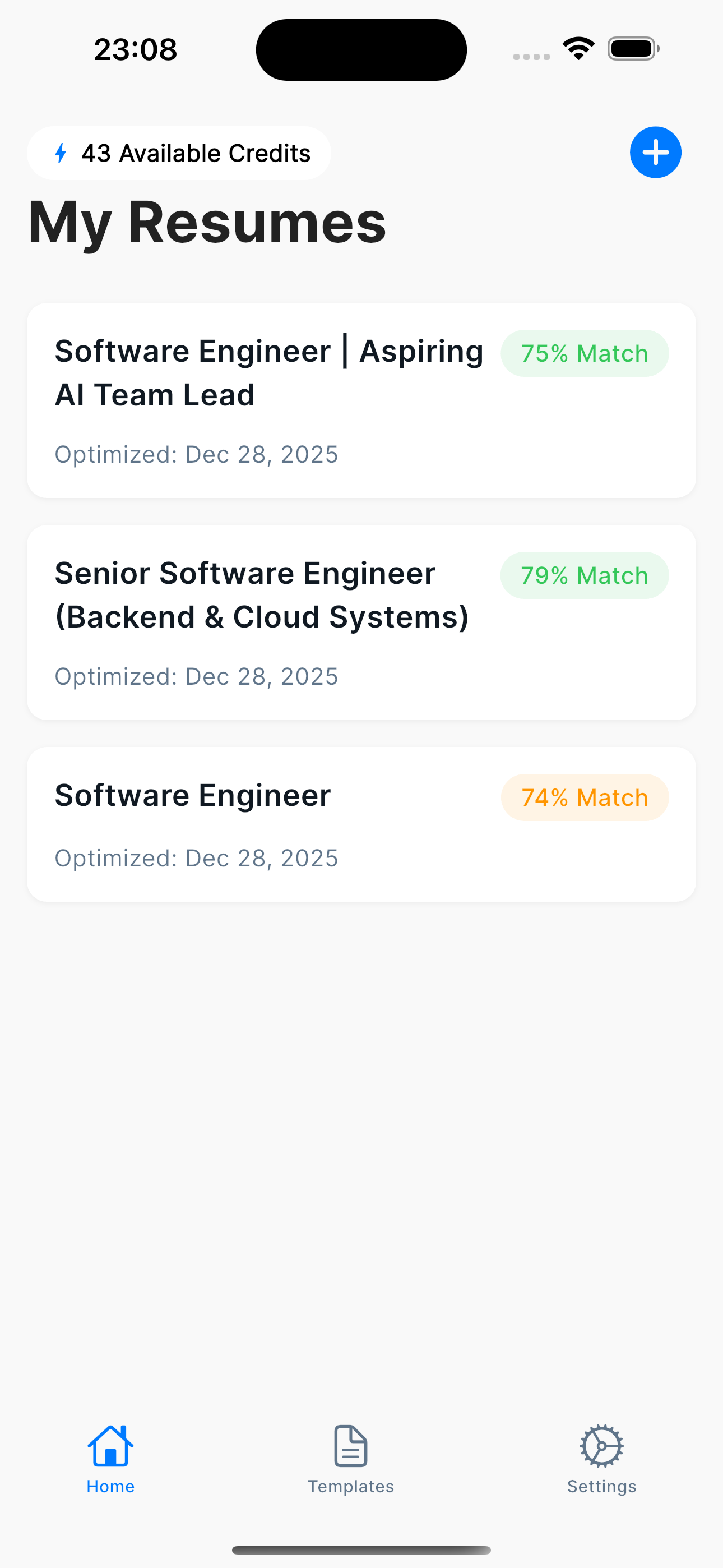 ResuMate: AI Resume Optimizer gallery image