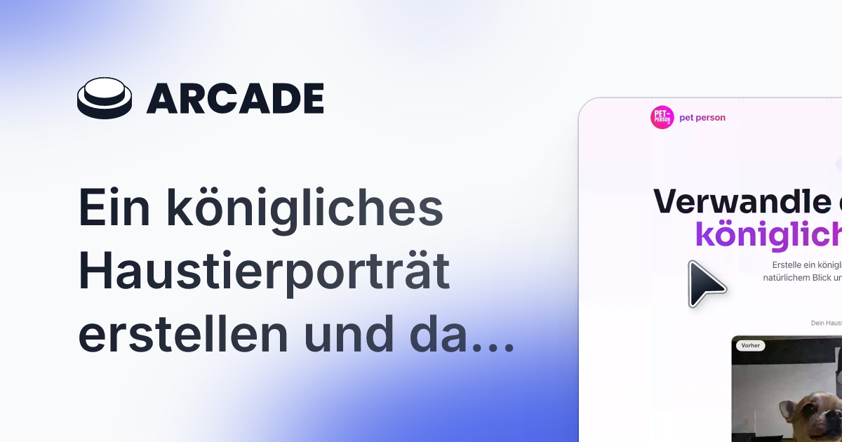 Pet person - Main product screenshot demonstrating key features and user interface