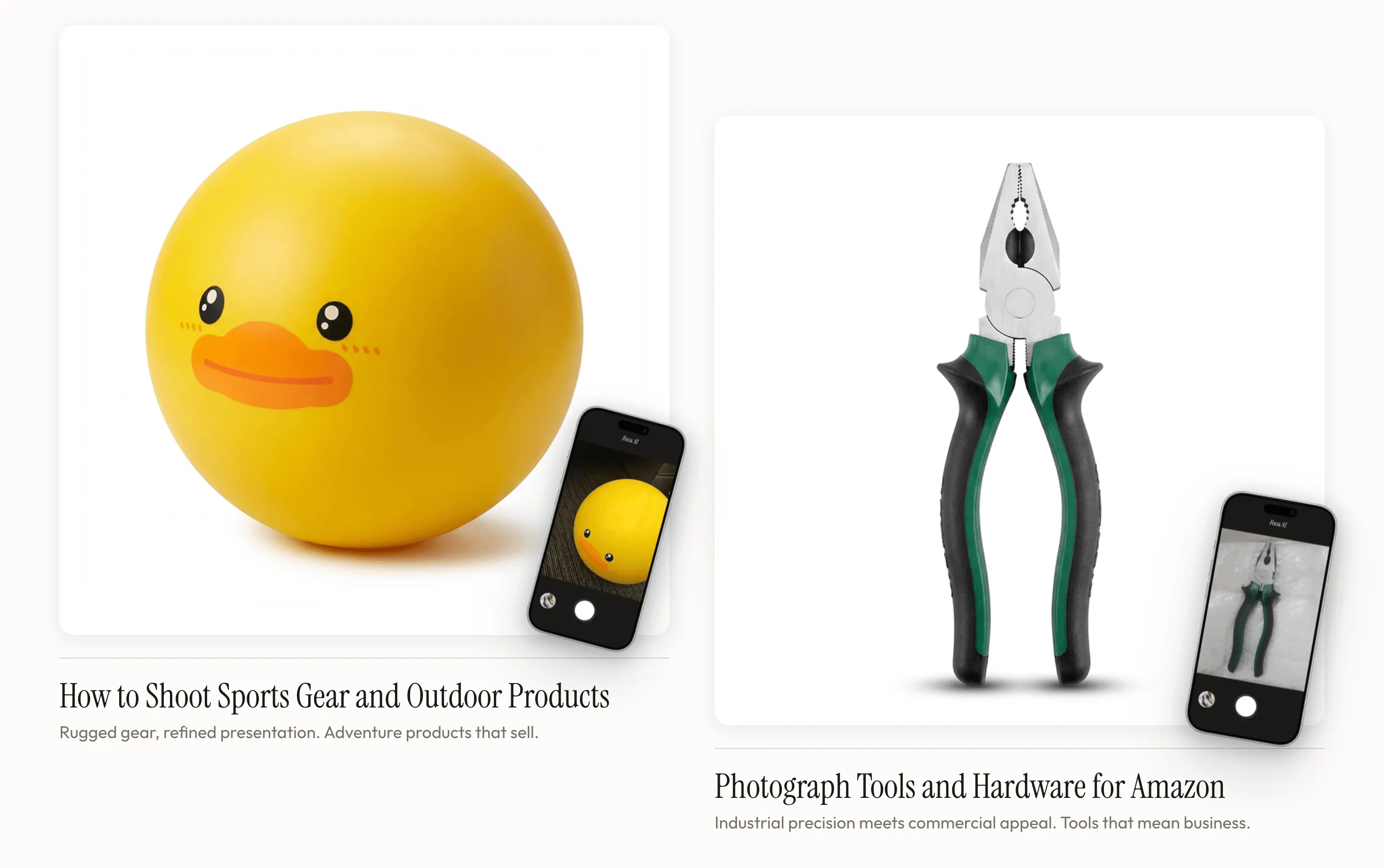 Foca AI - White BG E-commerce Images gallery image
