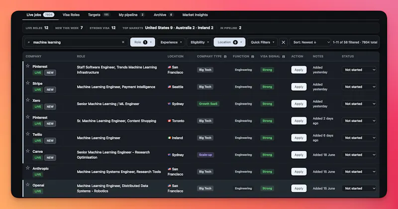 Live Job Index screenshot 4
