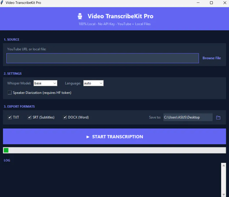 Video Transcriber Pro gallery image