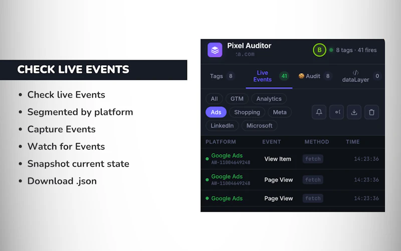 Pixel Auditor screenshot 4
