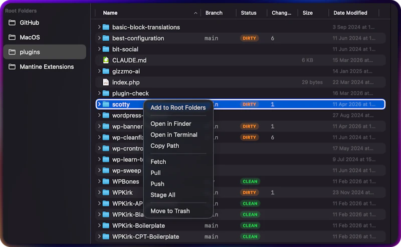 FinderGit screenshot 5