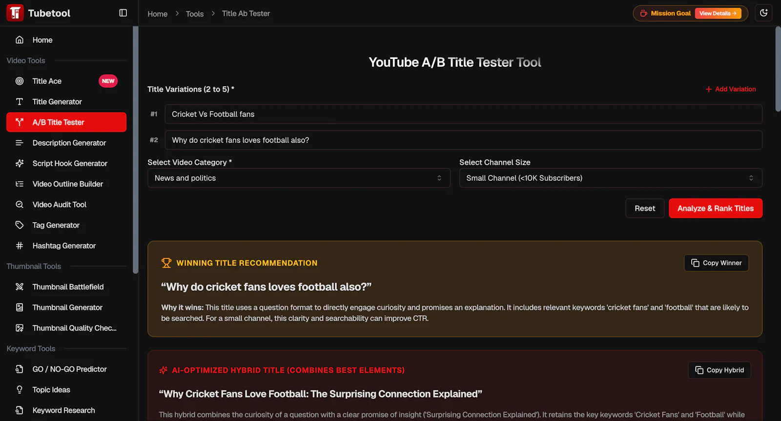 TubeTool.ai screenshot 7