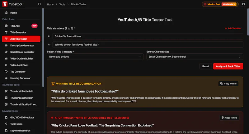 TubeTool.ai screenshot 7