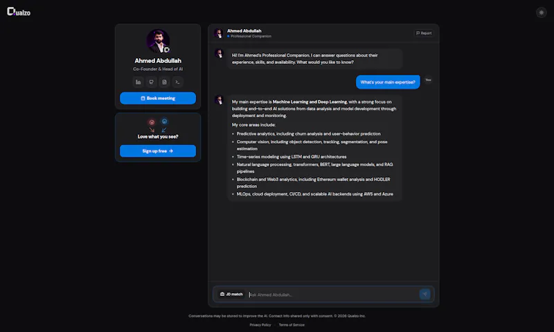 Qualzo screenshot 2