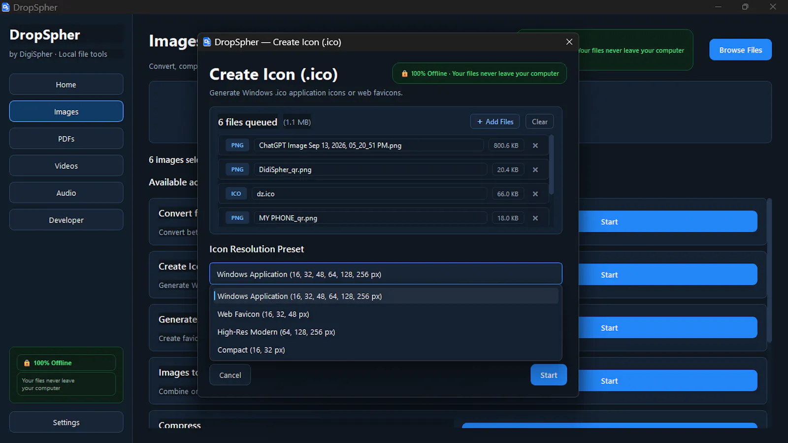 DropSpher File Converter screenshot 6