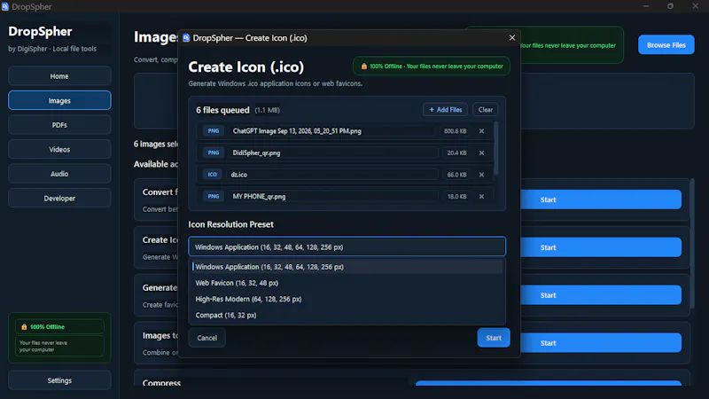 DropSpher File Converter screenshot 6