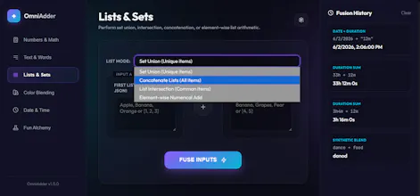 OmniAdder—The Universal Fusion Engine gallery image