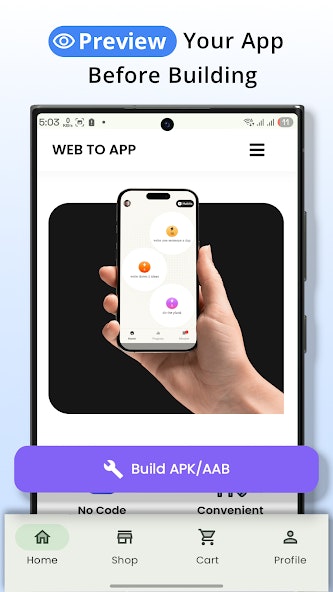 Web to App Converter media 3