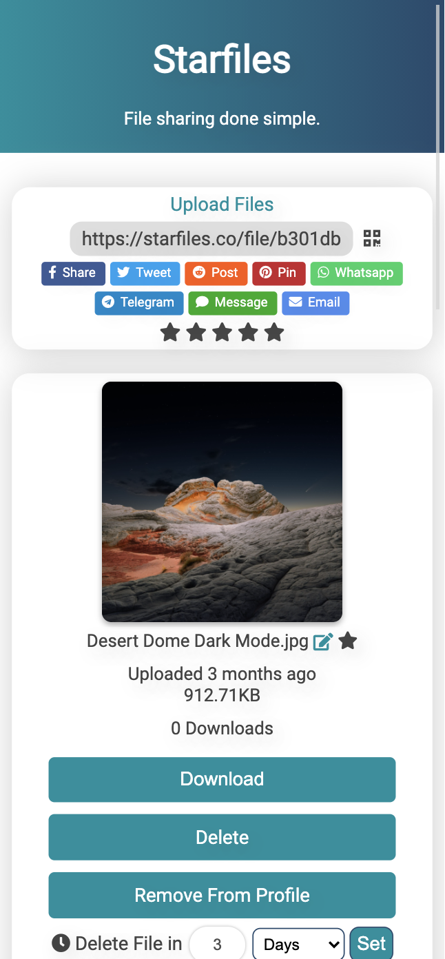 Starfiles gallery image