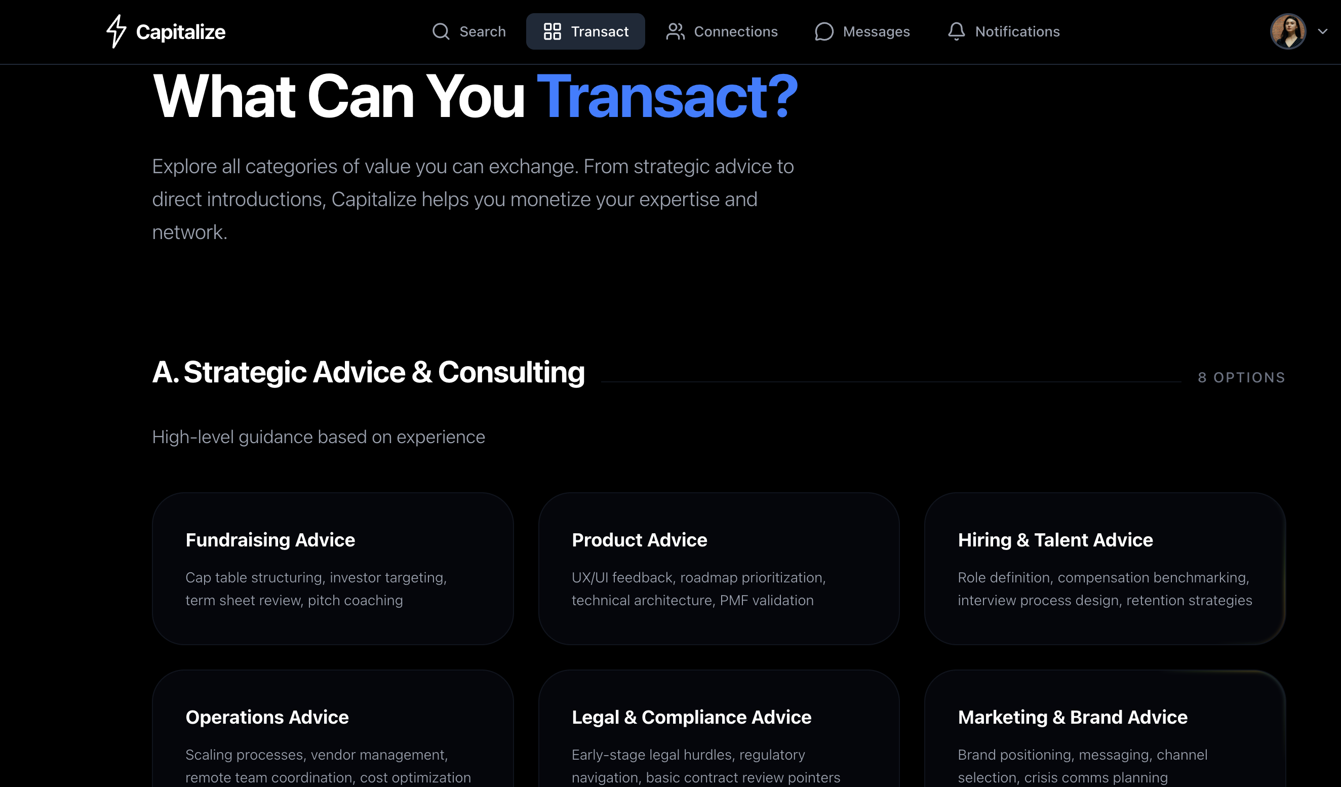 Capitalize Ai - Main product screenshot demonstrating key features and user interface