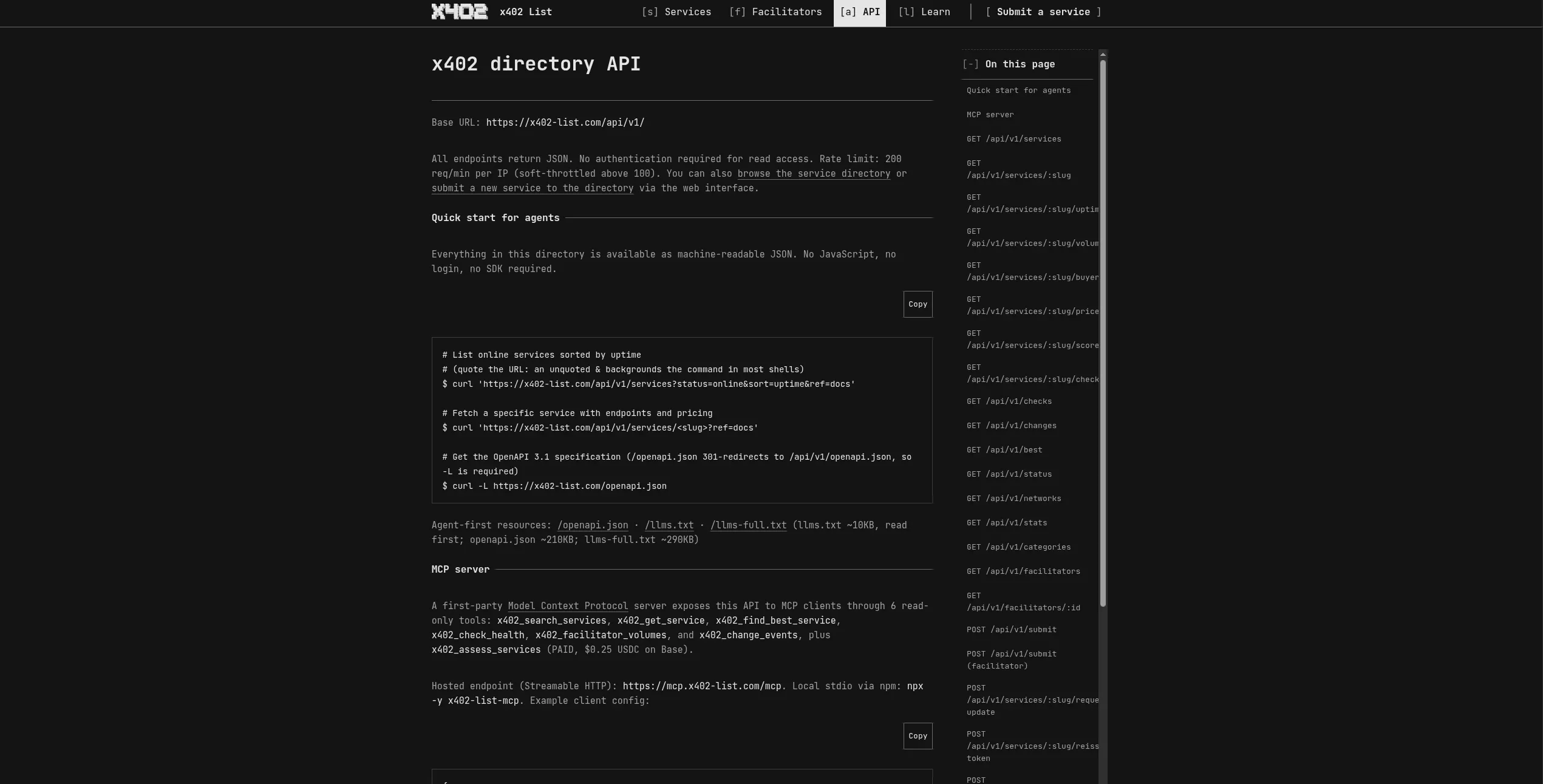 x402 List gallery image