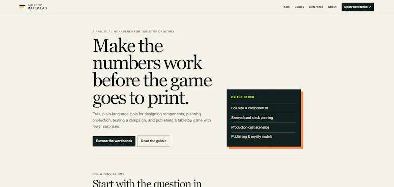Tabletop Maker Lab screenshot 1