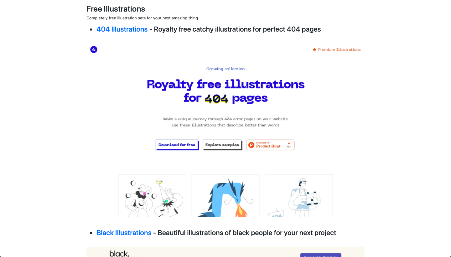 Awesome Illustrations gallery image