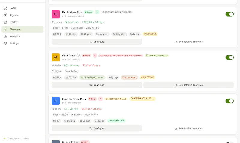 KoreSignal screenshot 5