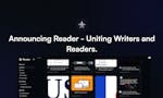 Reader - Uniting Writers and Readers image