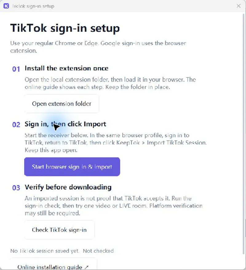 KeepTok screenshot 2