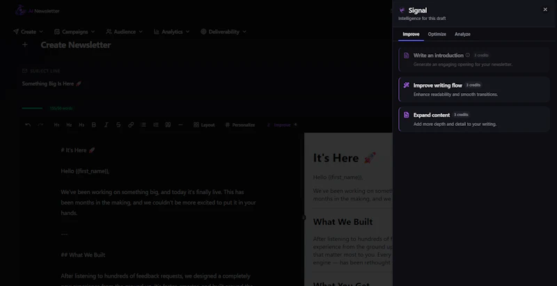 AI Newsletter screenshot 4