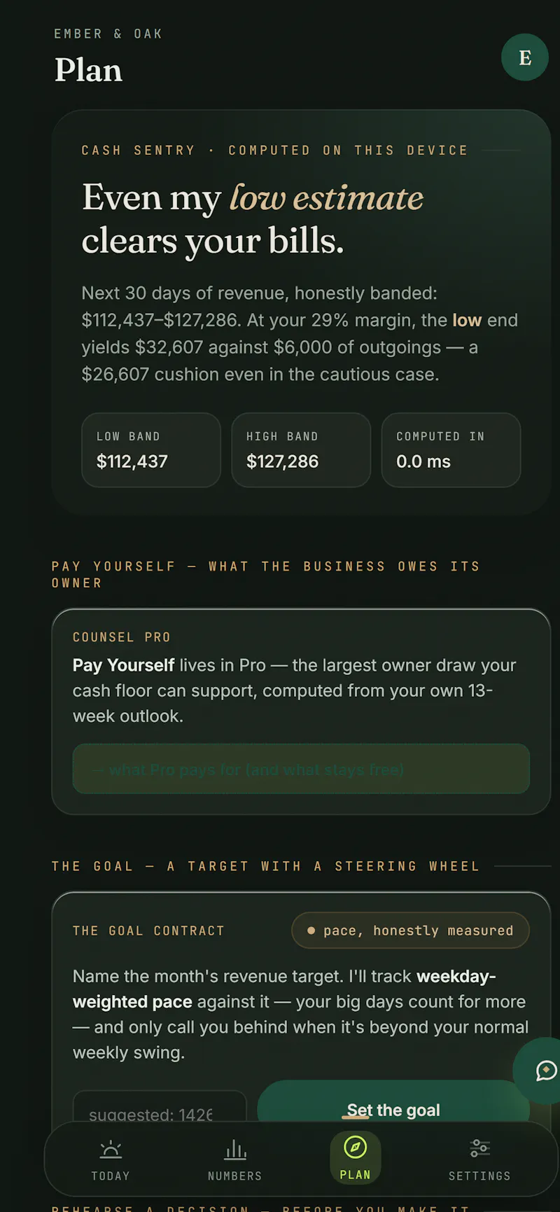 Counsel screenshot 1