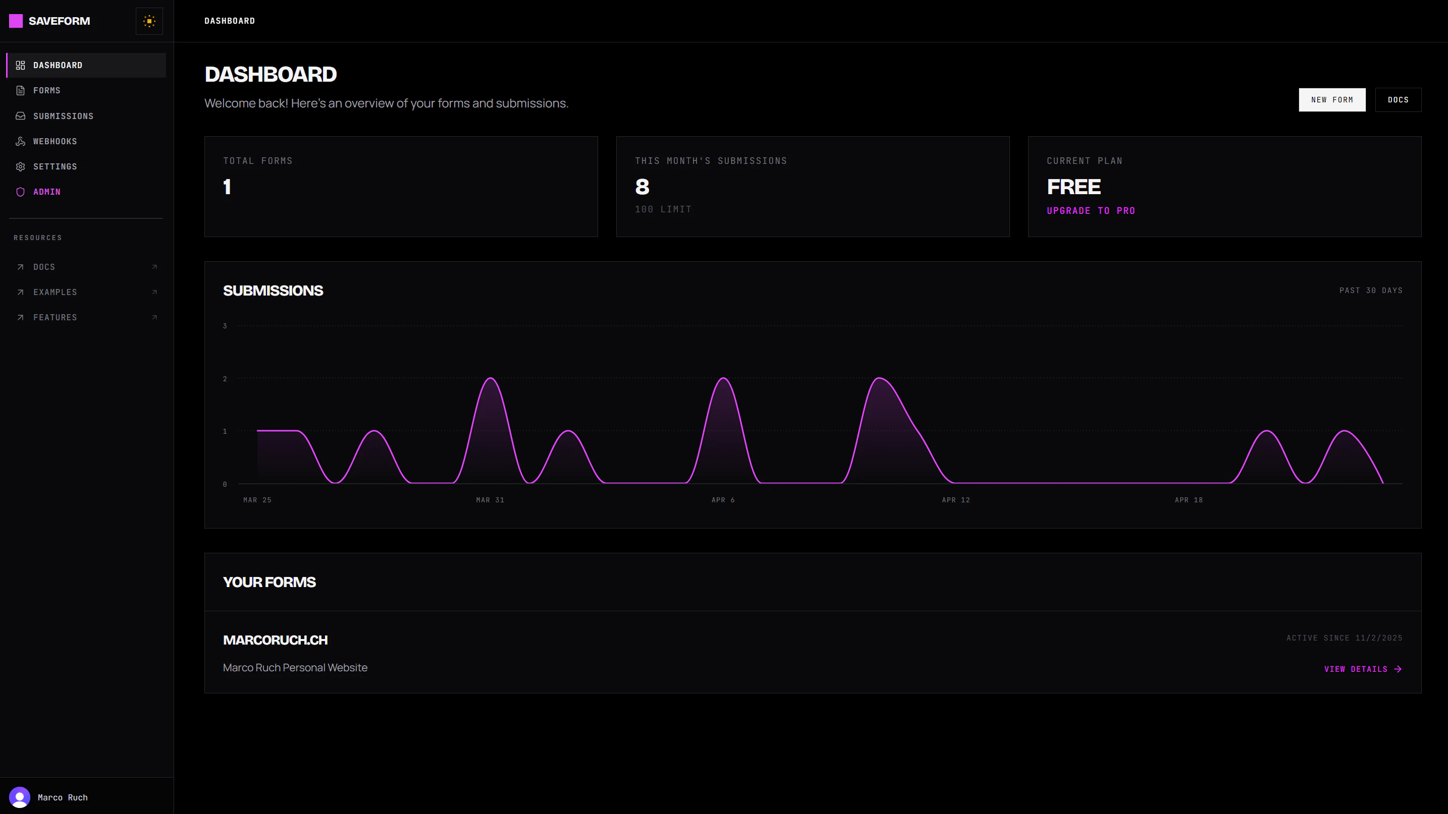 SaveForm.io screenshot 3