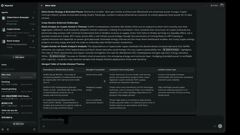 Nomici Agents screenshot 1 (video preview)