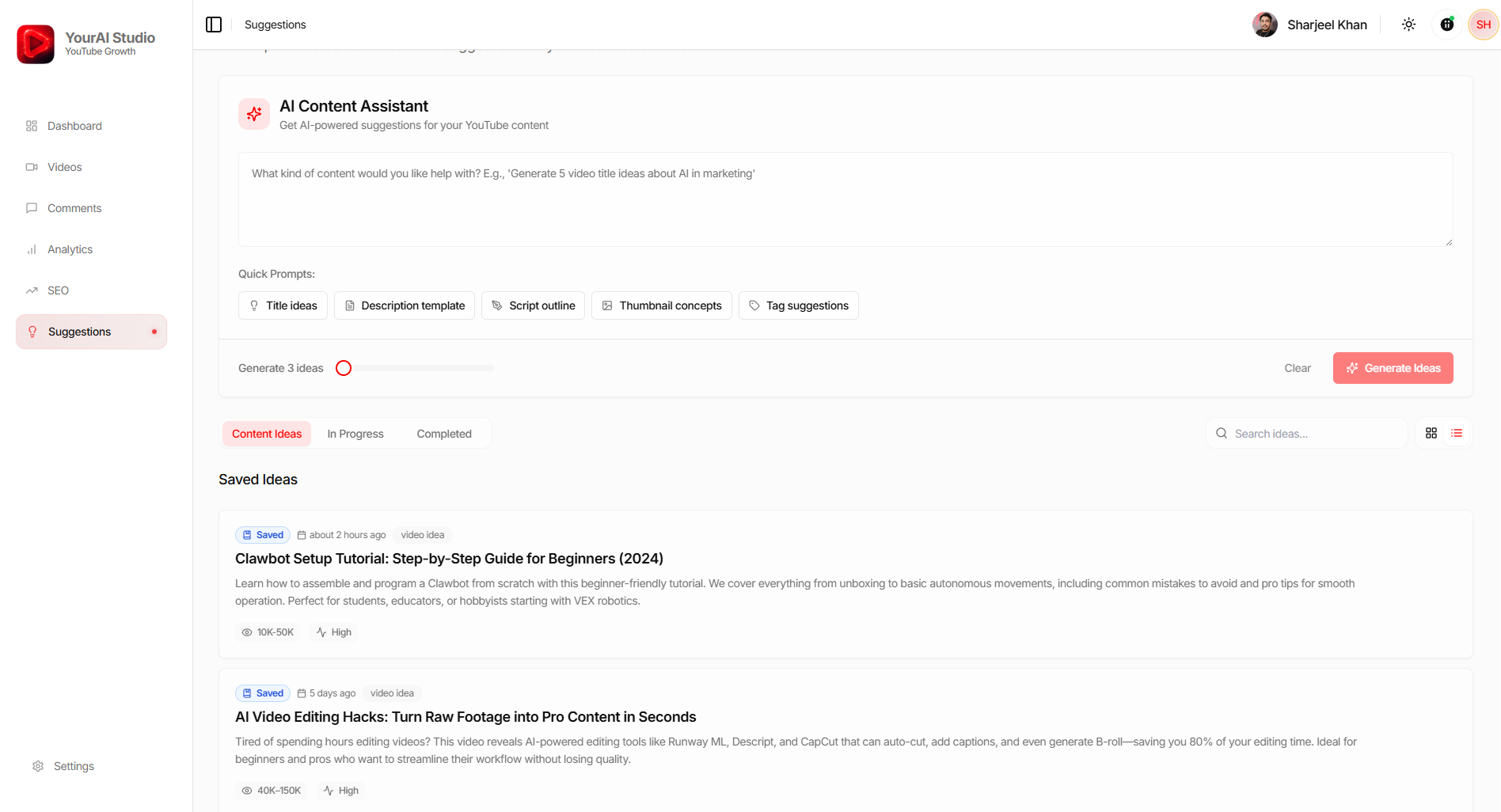 YourAI Studio gallery image