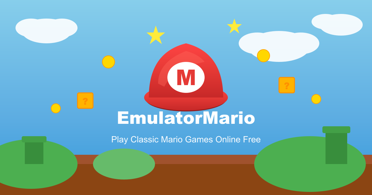 EmulatorMario - Main product screenshot demonstrating key features and user interface