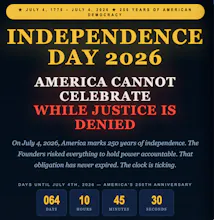 America's 250th — Justice Cannot Wait gallery image