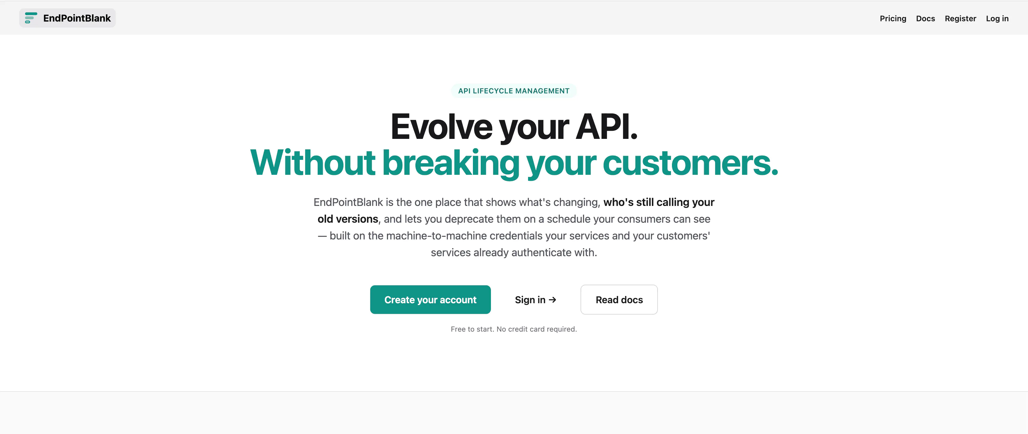 API lifecycle management · EndPointBlank gallery image