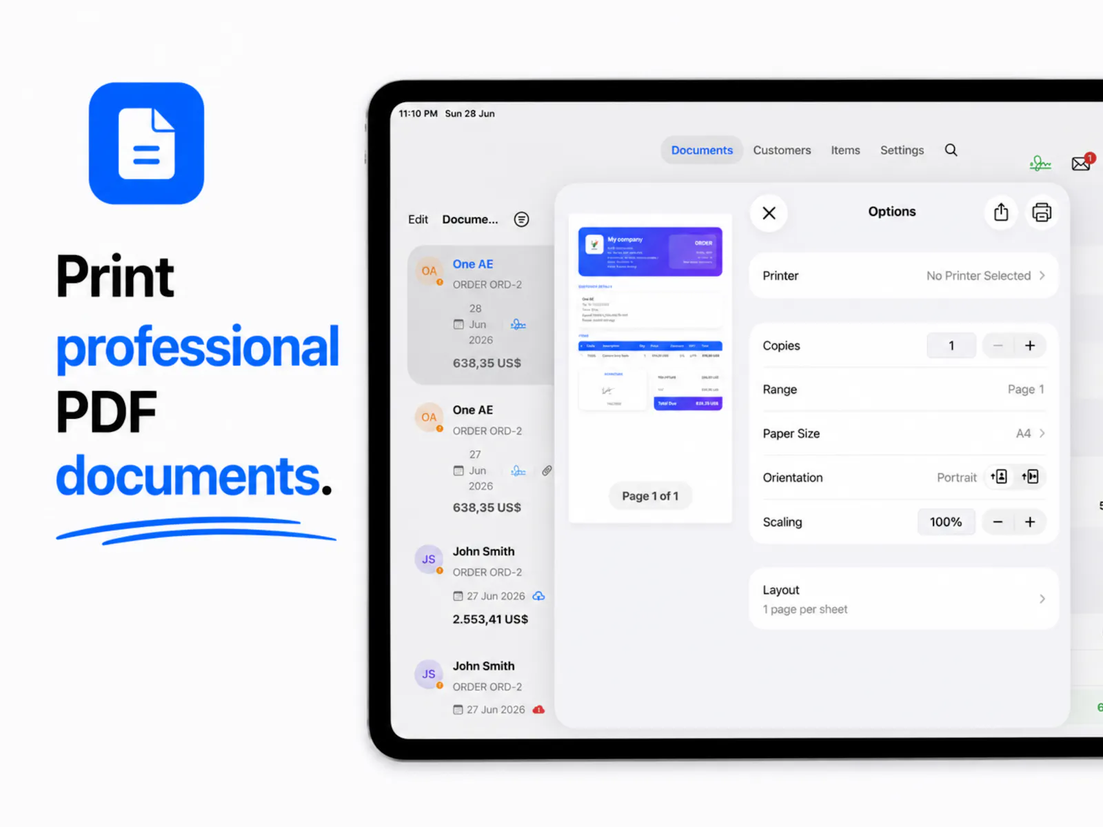 MyInvoice Business Documents screenshot 3