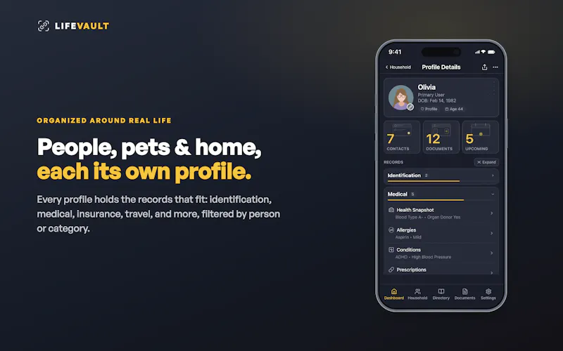 LifeVault: Family Organizer screenshot 6