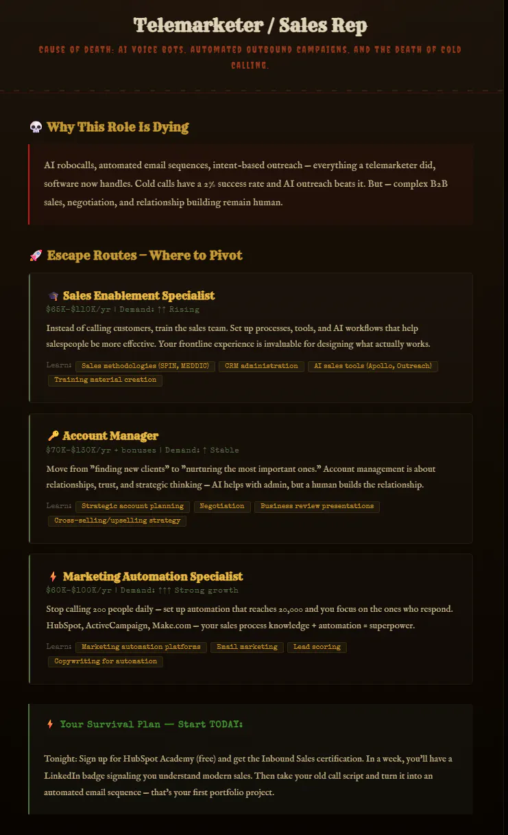 Dead Job Board 제품 배너