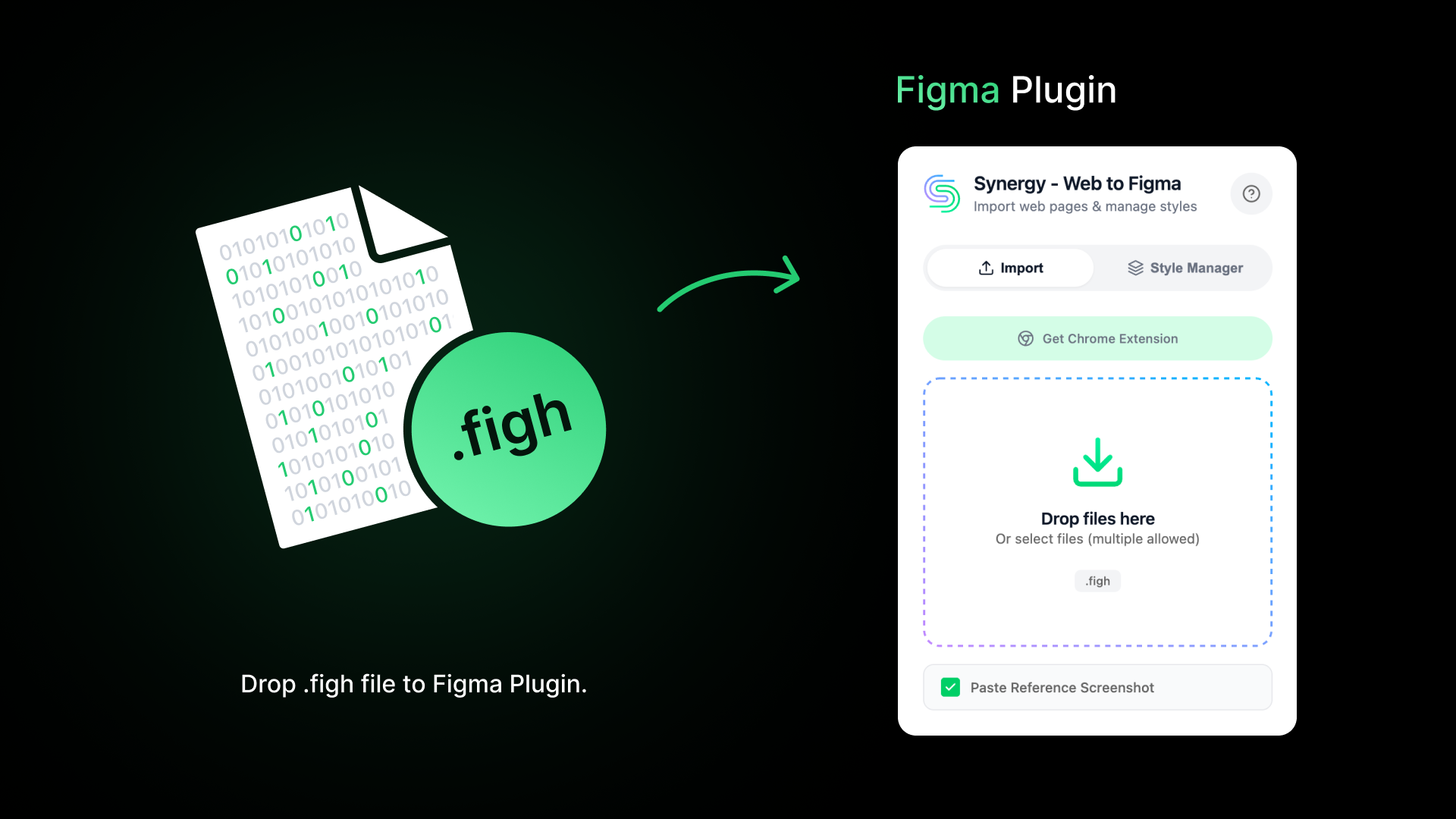 Synergy - Web to Figma - Screenshot 2 showing product features and functionality