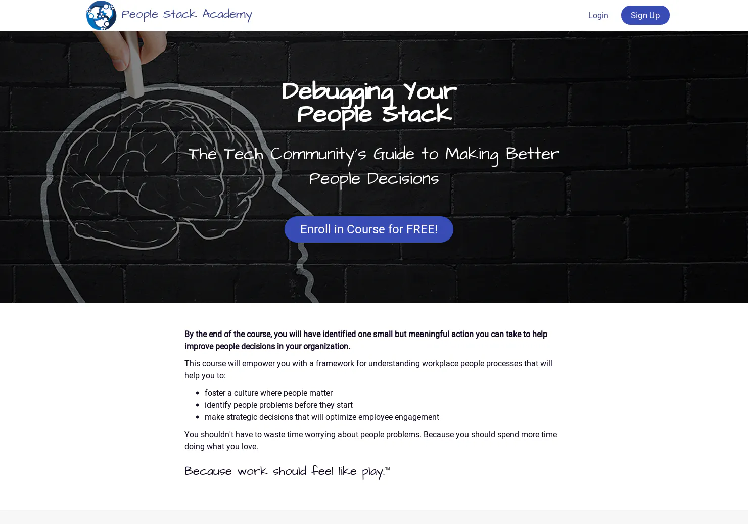 Debugging Your People Stack